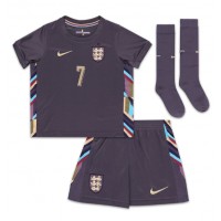 Maglia Calcio Inghilterra Bukayo Saka #7 Seconda Divisa Bambino Europei 2024 Manica Corta (+ pantaloncini)